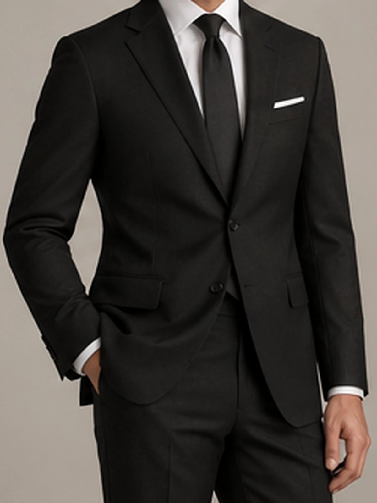 The Ellington | Classic Black Suit - Image 1