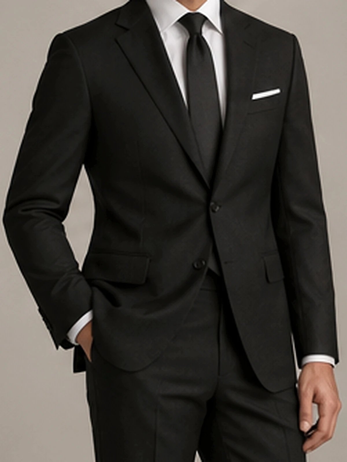 The Ellington | Classic Black Suit - Image 1