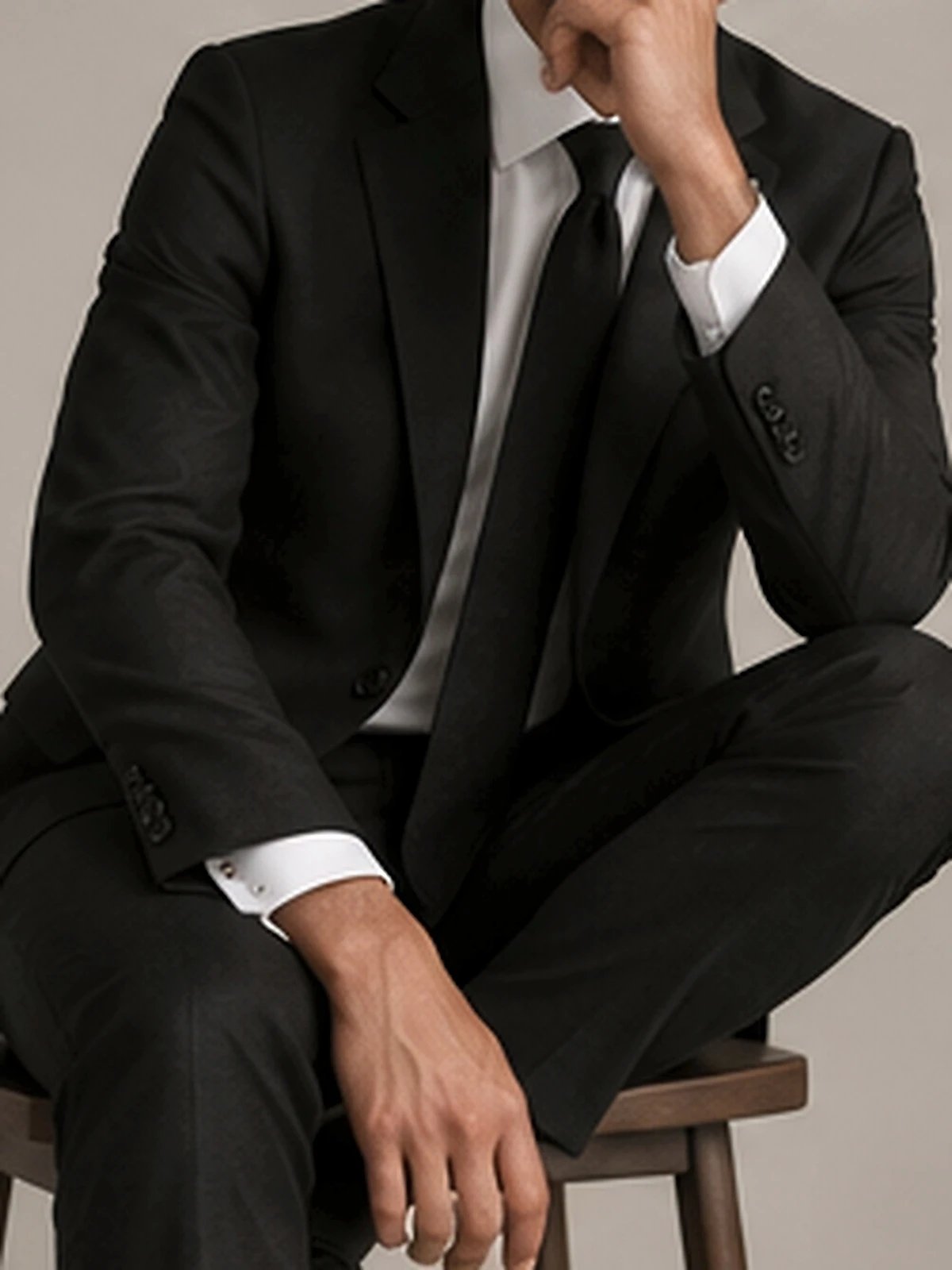 The Ellington | Classic Black Suit - Image 2